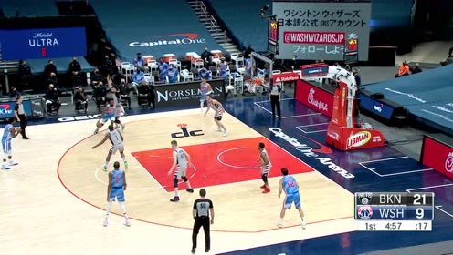 【NBA集锦】力劈华山！杰夫格林三大步抡臂重扣