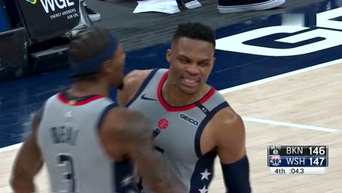 【NBA集锦】一打杜兰特就来劲 比尔威少连中三分强势翻盘
