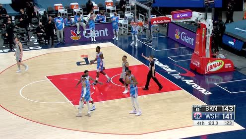 【NBA集锦】比尔急停晃飞杜兰特干拔出手 KD长臂追防干扰成功