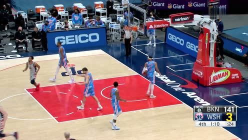 【NBA集锦】千呼万唤始出来 八村垒手起刀落命中关键三分