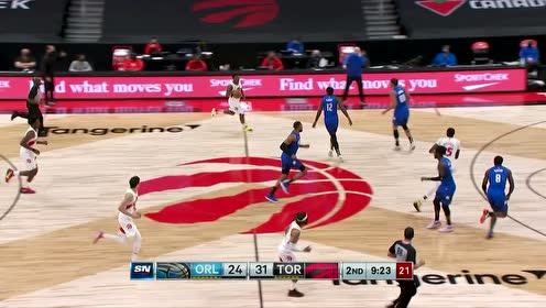 【NBA集锦】穷人版空接效果不错 洛瑞助飞本布里