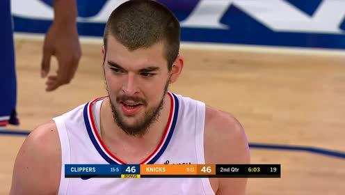【NBA錄像回放 原聲】快船vs尼克斯第2節(jié)英文原聲回放