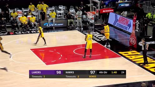【NBA集錦】超遠(yuǎn)三分一發(fā)入魂！特雷楊腳踩logo出手心臟太大了