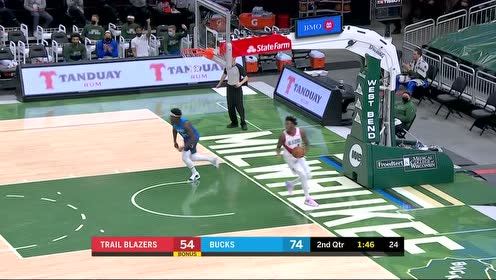 【NBA集錦】今天必須要贏！字母飛身血帽霍樂迪疾馳快攻勾一條龍