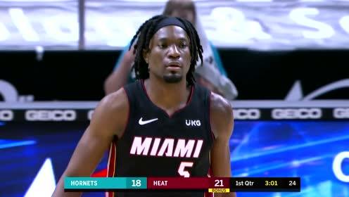 【NBA錄像回放 原聲】黃蜂vs熱火第1節(jié)英文解說回放