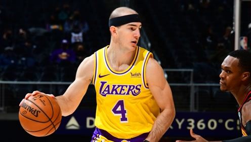 【NBA集錦】湖人vs老鷹五佳球 卡魯索搶斷一條龍飛扣