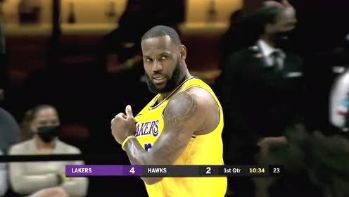 【NBA集錦】展眉連線來(lái)的早 詹姆斯四分位長(zhǎng)傳喂餅戴維斯
