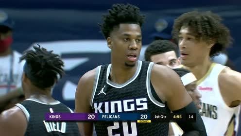 【NBA集锦】攻防一体!莺歌断球福克斯反击三分急停飙射