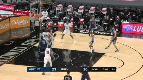 【NBA集錦】馬刺的輪轉(zhuǎn)耐人尋味 你能想到懷特能蓋到吉昂？