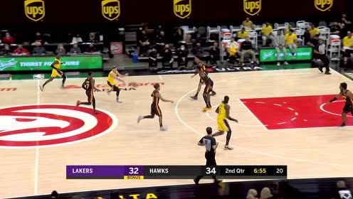 【NBA集錦】戴維斯輕舒猿臂搶斷立功 哈雷爾舉火燒天滑翔重扣