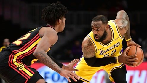 【NBA集錦】湖人107-99老鷹 詹眉合砍46分老鷹關(guān)鍵失誤太致命