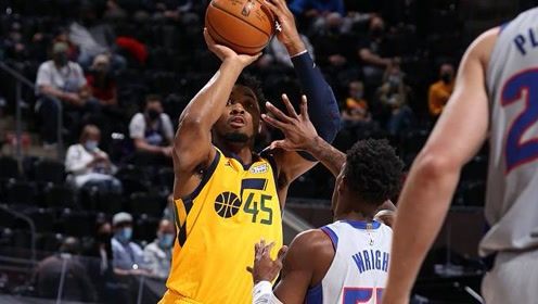 【NBA集锦】米切尔vs活塞集锦 火力全开华丽突破撕裂活塞防线