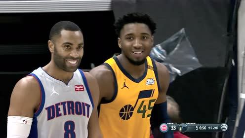 【NBA集锦】空切突破撕裂防线 米切尔无视防守强势2+1