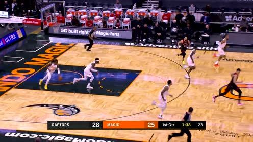 【NBA集锦】不投三分也有大作用 罗斯高吊篮下伯奇双手虐筐