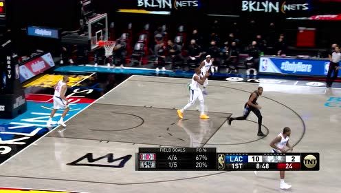 【NBA集錦】突然之間一個長傳 哈登連線杜蘭特出其不意