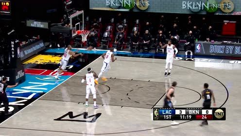 【NBA集錦】開門見山不來虛的 杜蘭特第一攻就單挑小卡跳投得手