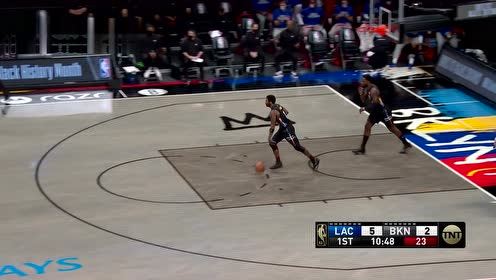 【NBA集錦】慢動作看看小卡的大手掌 拋投過程絲毫不受歐文干擾