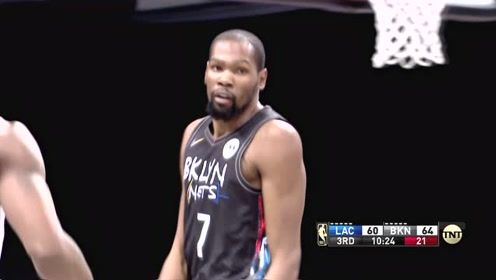 【NBA集錦】效率太恐怖了 杜蘭特這中距離誰能干擾？