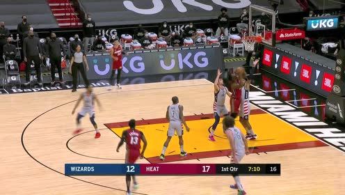 【NBA集錦】就是這么強(qiáng)硬 巴特勒籃下一搶二強(qiáng)勢(shì)打進(jìn)