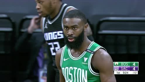 【NBA集锦】凯尔特人vs国王 第1节英文原声回放