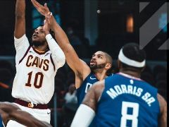 NBA常规赛：三节打完，快船88-74继续领先骑士！