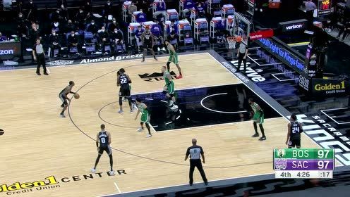 【NBA集锦】小狐狸大心脏 福克斯稳中三分帮助球队取得领先!