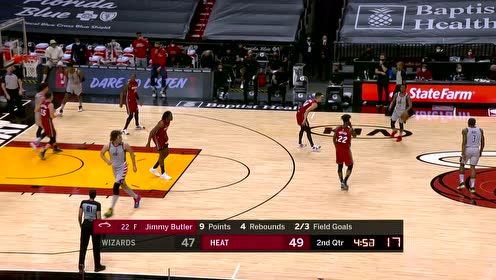 【NBA集錦】小洛佩斯底角三分命中 韋少場(chǎng)下慶祝很風(fēng)騷