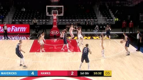 【NBA集錦】特雷楊突破高拋喂香餅 科林斯順勢空接暴扣燃炸全場