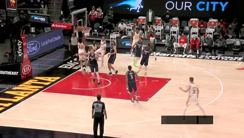 【NBA集錦】喂餅喂到手抽筋！特雷楊頭頂連線科林斯干拔重扣