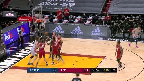 【NBA集錦】對(duì)我來(lái)說(shuō)就是毛毛雨 八村壘無(wú)視對(duì)抗后撤步跳投