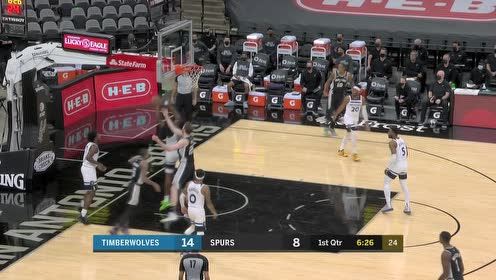 【NBA集錦】破陣摧堅勢不可擋 比斯利快速強(qiáng)攻上籃2+1