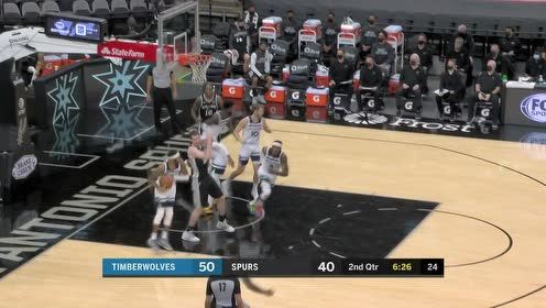 【NBA集錦】拉塞爾精準(zhǔn)連線送香餅 萊曼心領(lǐng)神會空接暴扣