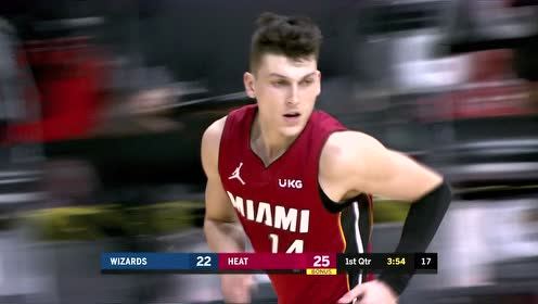 【NBA集錦】這球有點(diǎn)東西 希羅行進(jìn)間急停瀟灑拋射