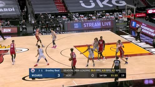 【NBA集錦】群主今天狀態(tài)火爆 比爾兩記三分敲山震虎