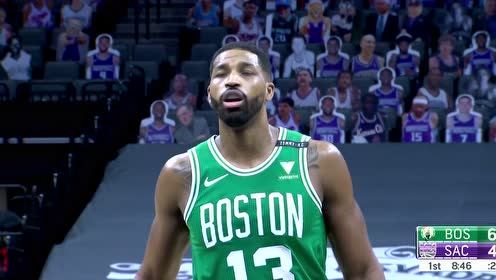 【NBA集锦】双塔合作 泰斯送上钉板大帽tt策动快攻