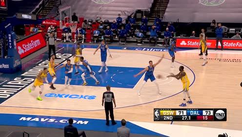 【NBA集錦】庫里半場已中4記三分 成為本賽季首個(gè)100三分先生
