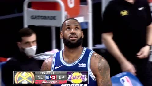 【NBA集锦】反击速度太快！詹姆斯旋转跳跃上演高手上篮