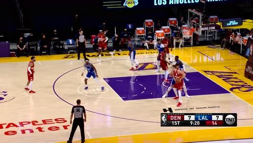 【NBA集锦】一招鲜吃遍天！约基奇风骚脚步连续强吃小加索尔