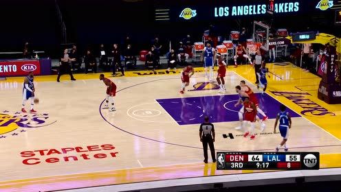 【NBA集锦】詹眉头上动土？格林霸气补扣无视湖人巨头