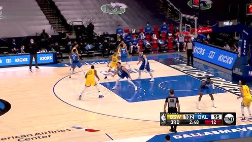 【NBA集錦】庫里跑位太鬼魅 一記超級拉桿盡顯超猛核心