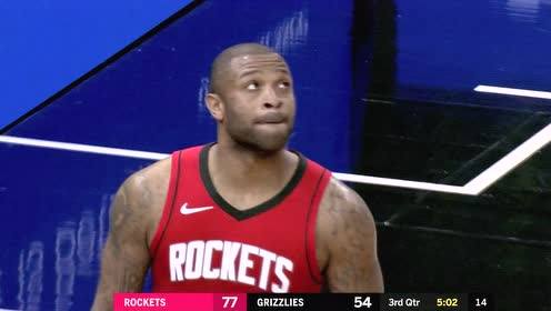【NBA录像回放 国语】NBA常规赛:火箭vs灰熊 第3节中文解说回放