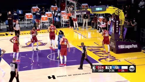 【NBA集锦】掘金93-114湖人 詹姆斯三双赢比赛迎完美里程碑之夜