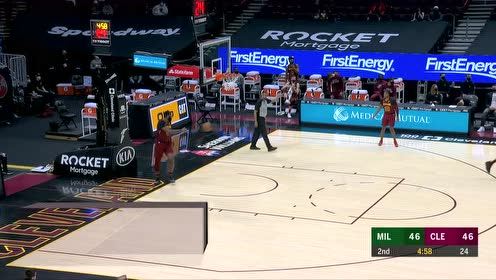 【NBA集錦】加蘭外線三分一擊即中 福布斯反擊中距離緊咬比分