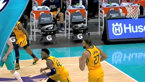 【NBA集錦】用實力說話 米切爾大步流星滯空拉桿上籃秀翻天