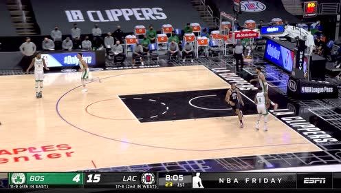 【NBA集锦】手大的就离谱!莱昂纳德单手抓球长驱直入上篮