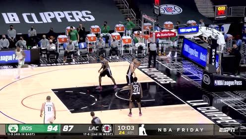 【NBA集锦】沃克跨下运球竟不如坤哥熟练 怒送失误曼恩反击暴扣