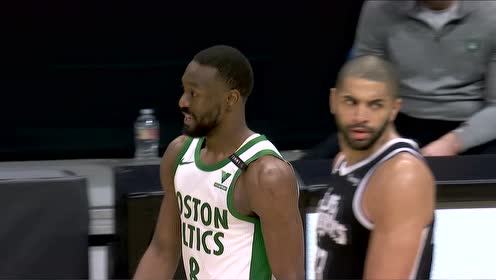 【NBA集锦】沃克中场随手一抛进3分 无奈死球不算有些可惜