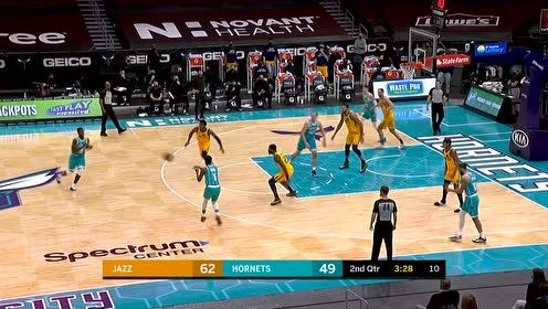 【NBA集錦】三分如雨下！爵士全民射手連續(xù)5記三分瘋狂反撲