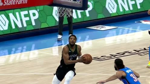 【NBA集錦】我們是森林狼不叫哈士奇！比斯利霸氣隔扣吹響反攻號(hào)角