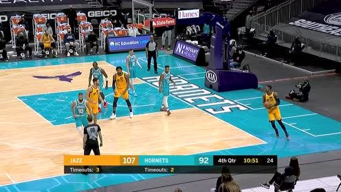 【NBA集錦】三球蝴蝶穿花吸引火力 比永博趁亂干拔上籃完成任務(wù)